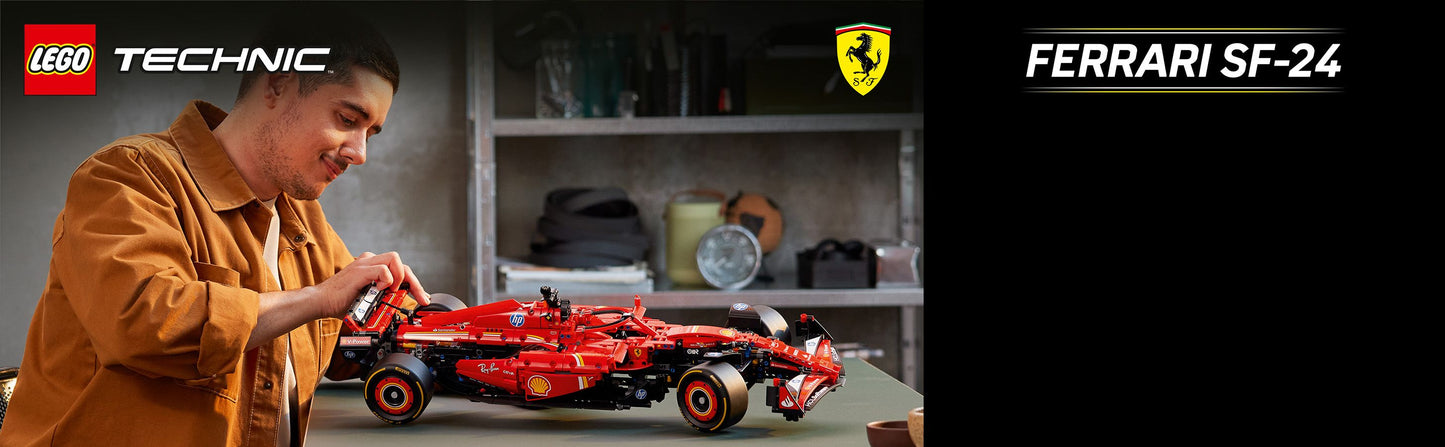 LEGO Formule 1 auto 42207 Ferrari SF24 Technic