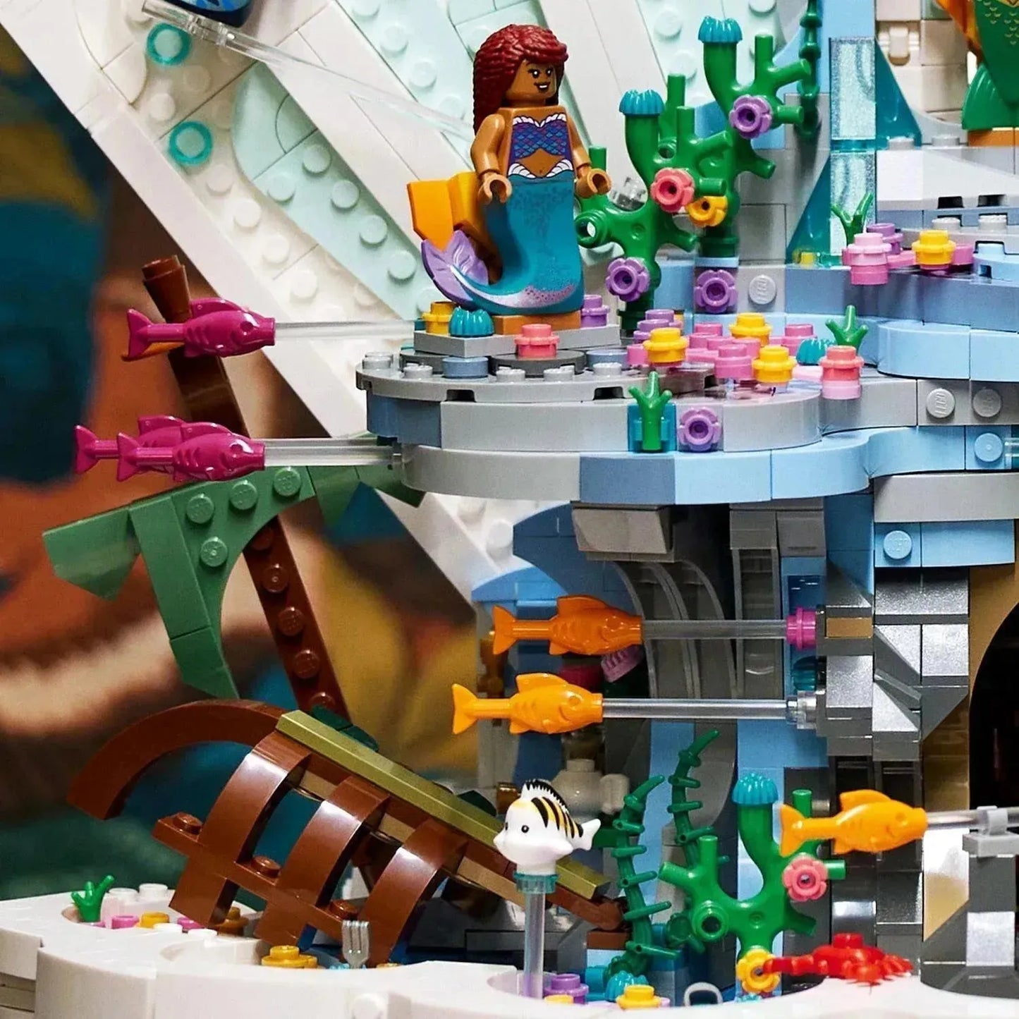 LEGO De Kleine Zeemeermin koninklijke schelp 43225 Disney