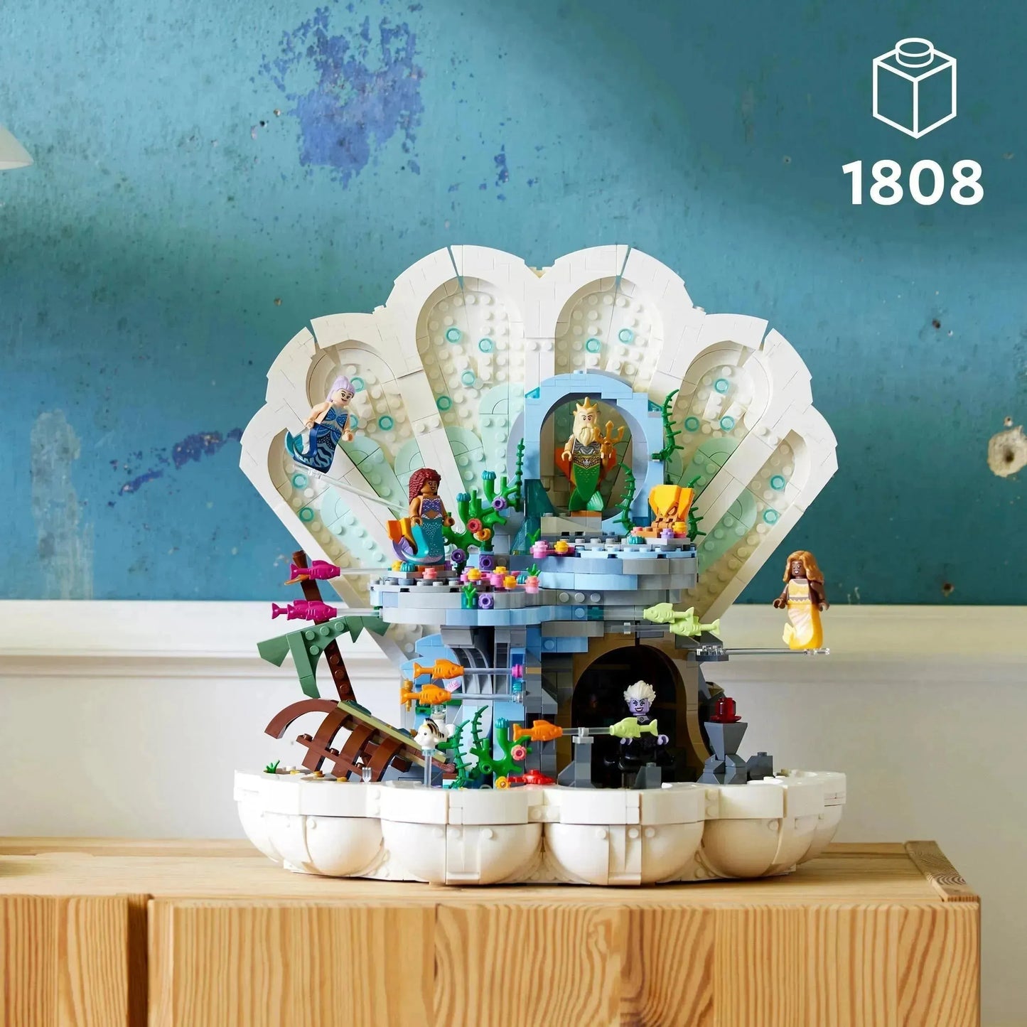 LEGO De Kleine Zeemeermin koninklijke schelp 43225 Disney