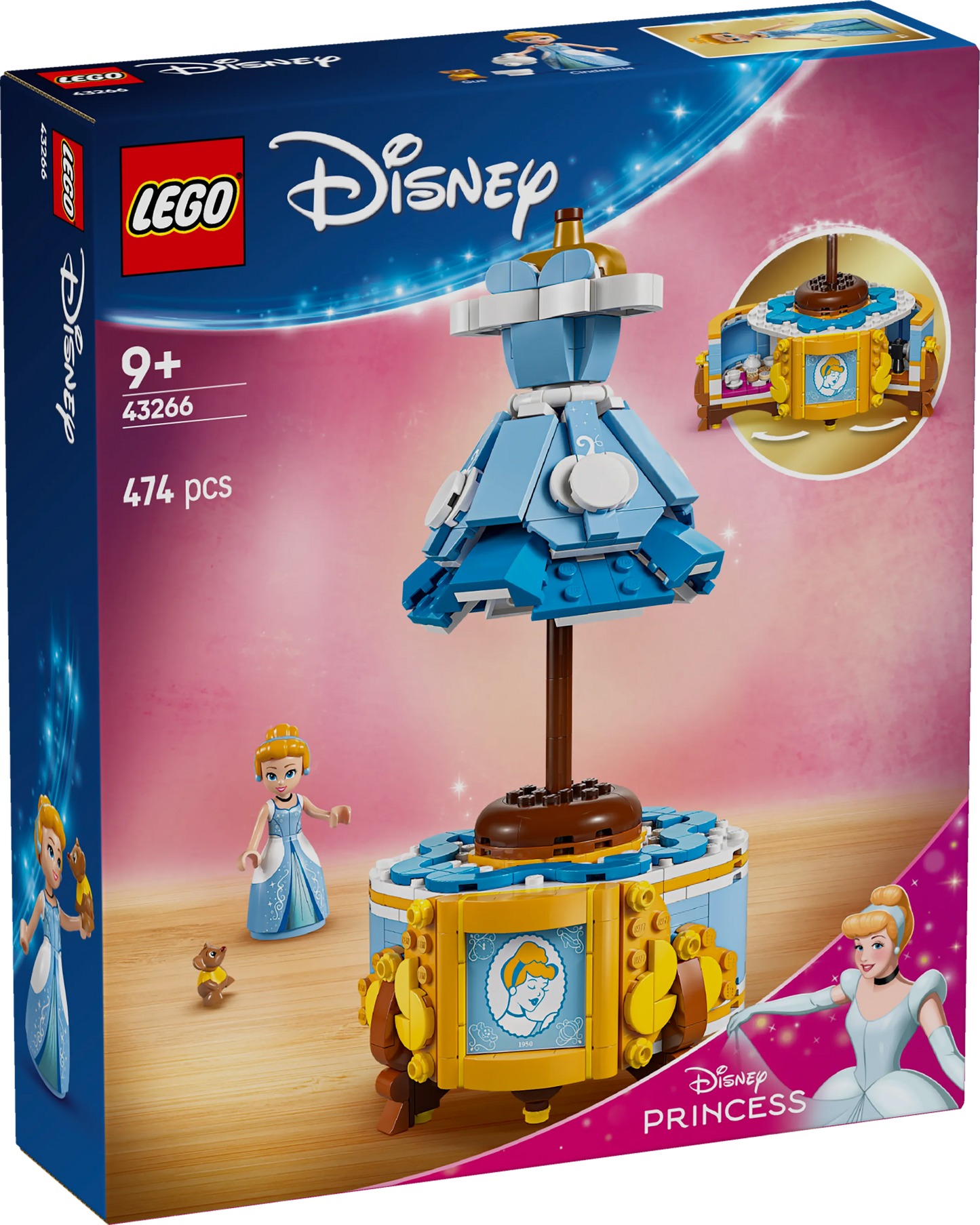 LEGO De Jurk van Assepoester 43266 Disney