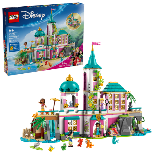 LEGO Prinsessenkasteel en koninklijke huisdieren 43267 Disney