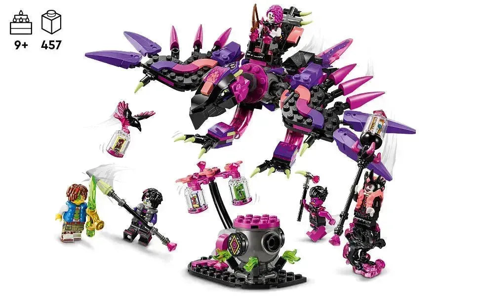 LEGO De nachtmerriewezens van de Neder Heks 71483 Dreamzzz
