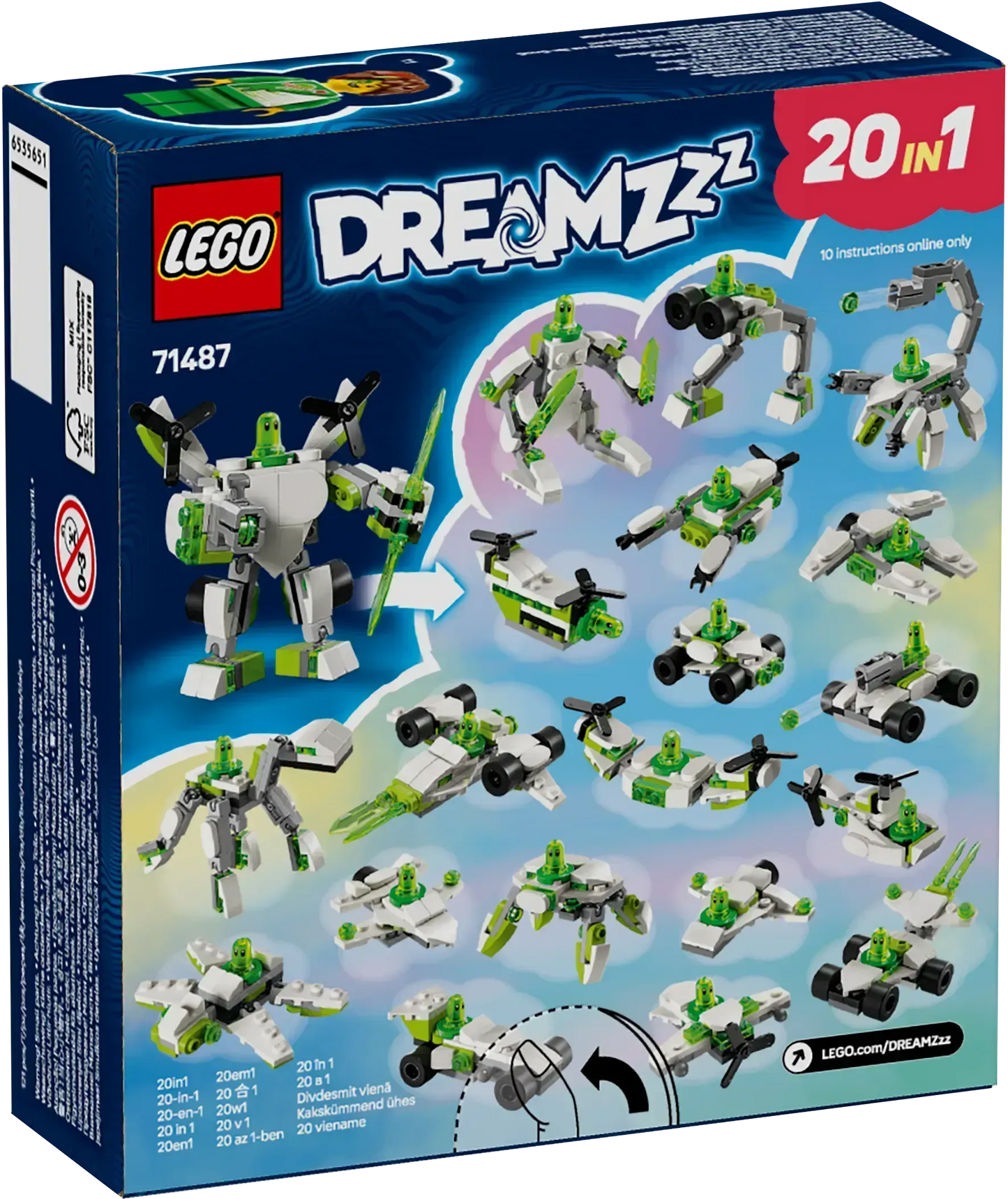 LEGO Z-Blobs Roboter- und Fahrzeugabenteuer 71487 Dreamzzz