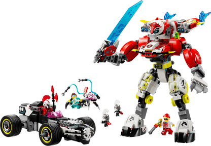 LEGO Coopers Tiger Mech &amp; Zero's HotRod 71497 Dreamzzz (Pre-Order: January 2025)