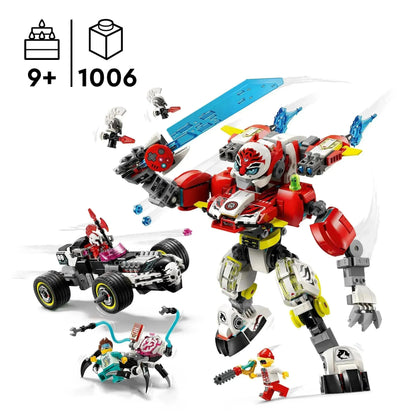 LEGO Coopers Tiger Mech &amp; Zero's HotRod 71497 Dreamzzz (Pre-Order: January 2025)