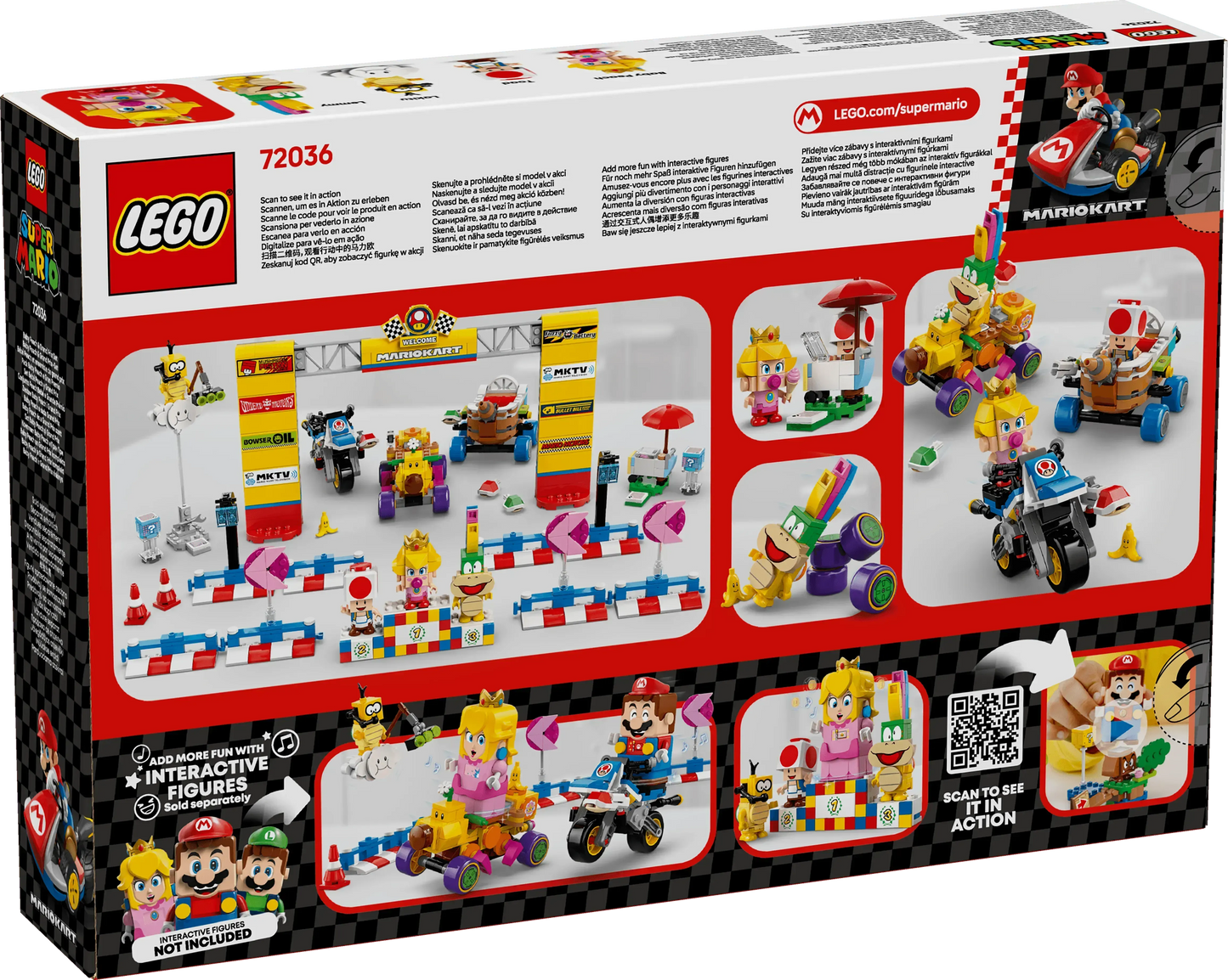 LEGO Mario Kart – Baby Peach &amp; Grand Prix Set 72036 SuperMario (Delivery: January 2025)