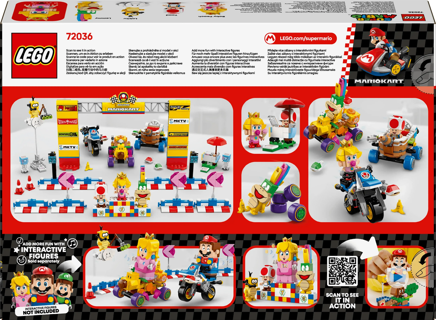 LEGO Mario Kart – Baby Peach &amp; Grand Prix Set 72036 SuperMario (Delivery: January 2025)