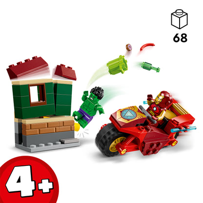 LEGO Iron Man met motor en de Hulk 76287 Superheroes (Pre-Order 1-8)