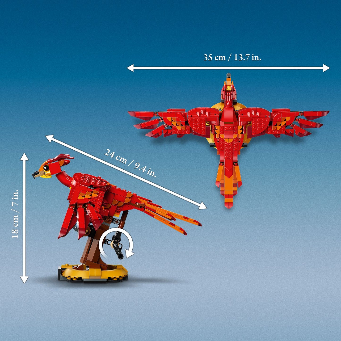 LEGO Felix, de feniks van Perkamentus 76394 Harry Potter