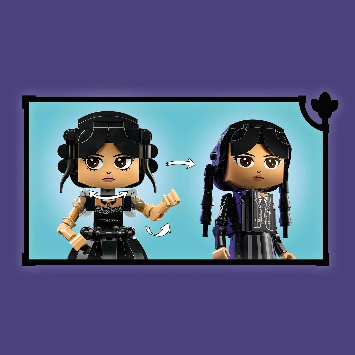 LEGO Wednesday Addams figuur 76780 Wednesday