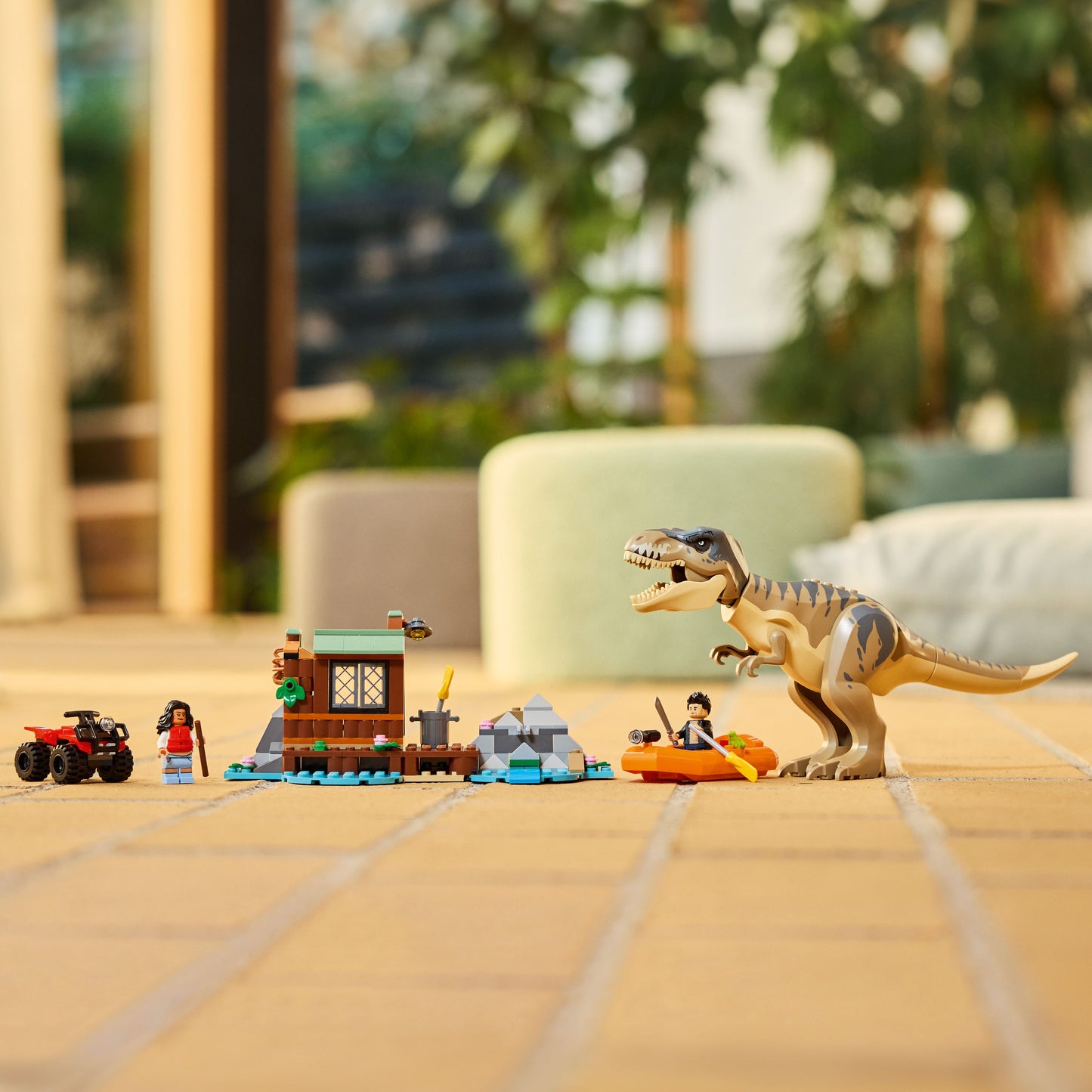 LEGO T. rex rivierontsnapping 76975 Jurassic World