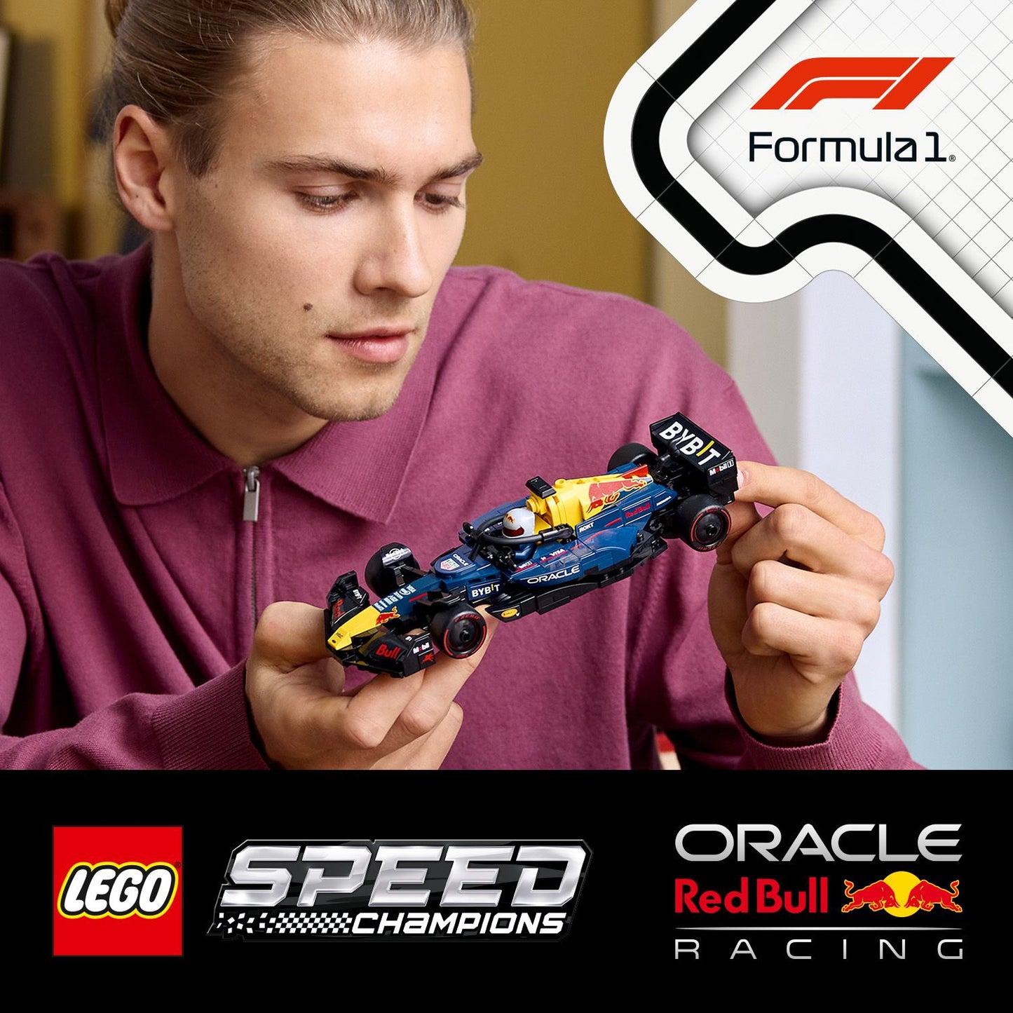 LEGO Red Bull Racing F 1 Formel Max Verstappen 77243 Speedchampions