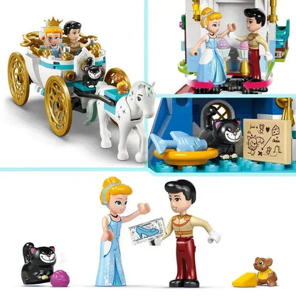 LEGO Assepoesters kasteel en paardenkoets 43275 Disney