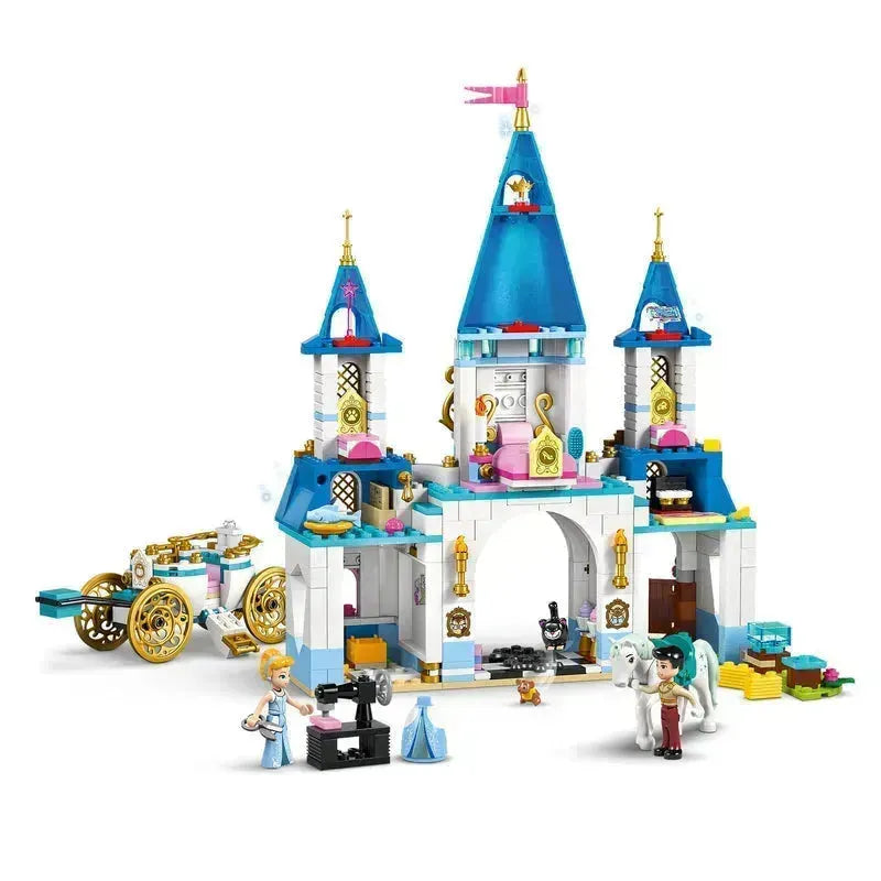 LEGO Assepoesters kasteel en paardenkoets 43275 Disney