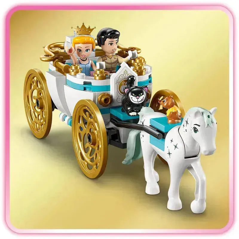 LEGO Assepoesters kasteel en paardenkoets 43275 Disney