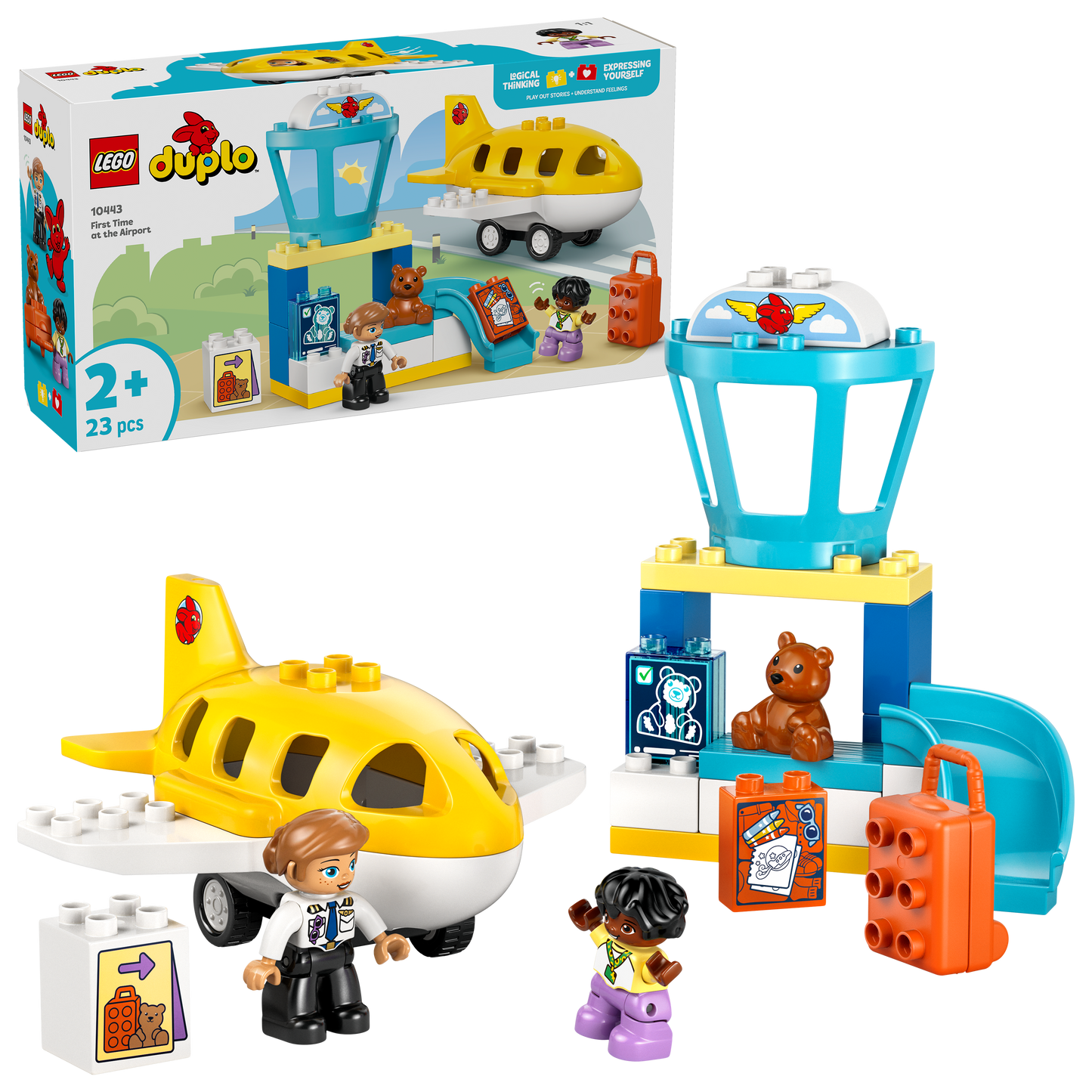 LEGO Voor het eerst op het vliegveld 10443 DUPLO