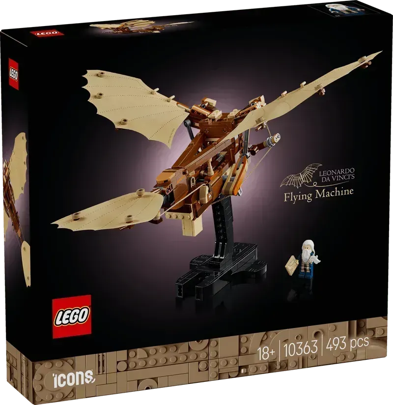 LEGO Leonardo da Vinci's Flying Machine 10363 Icons (Delivery: January 1, 2025)