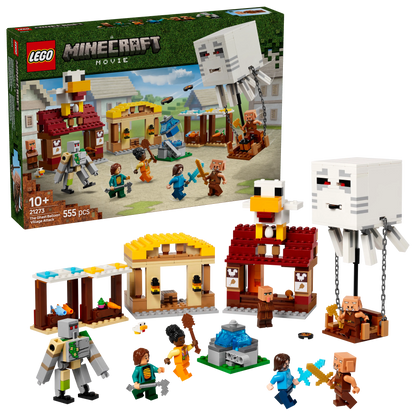 LEGO De Ghast-ballon aanval op het dorp 21273 Minecraft