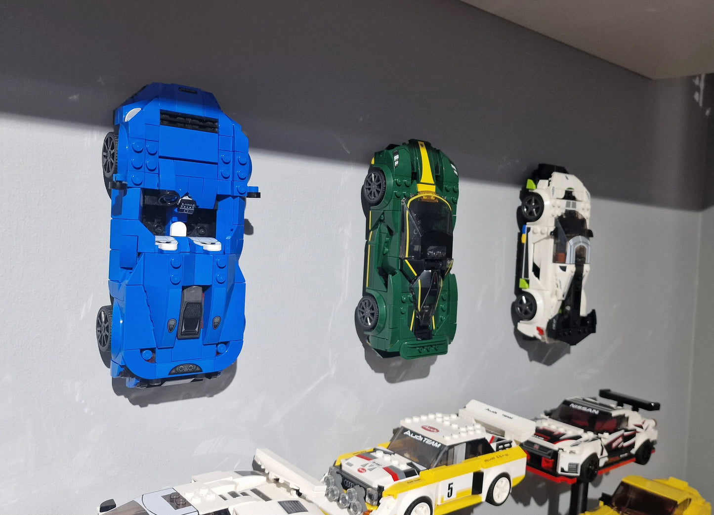 Ophang systeem voor LEGO Speedchampions