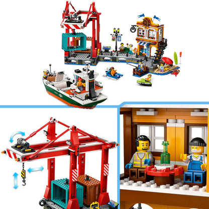 LEGO Hafen mit Frachter 60422 City