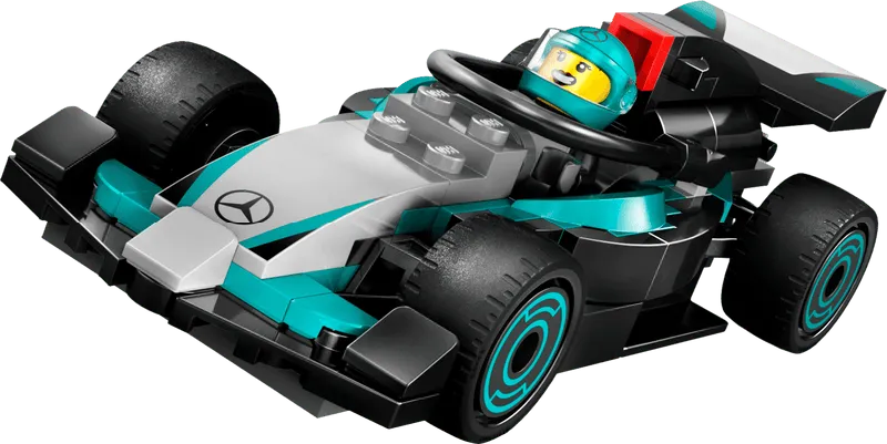 LEGO Pitbox mit Mercedes AMG und Alpine F1 Autos 60444 City
