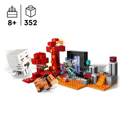 LEGO De Nether Poraal expeditie 21255 Minecraft LEGO MINECRAFT @ 2TTOYS LEGO €. 32.49