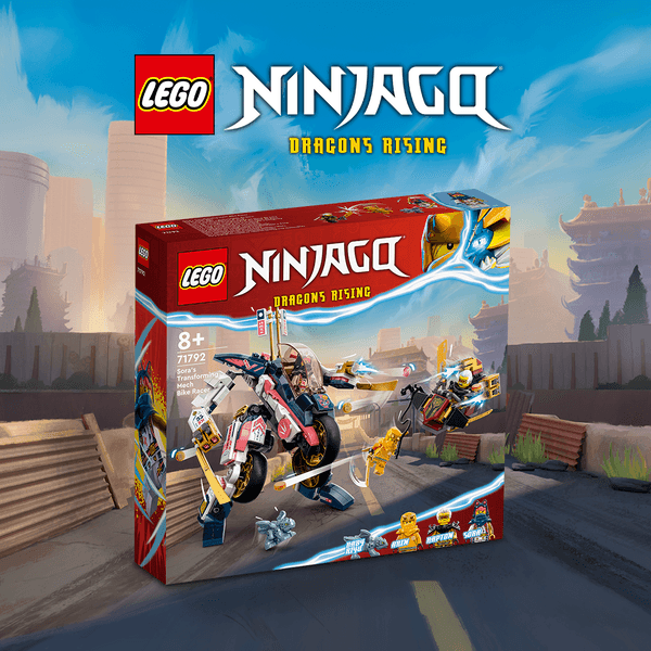 LEGO Sora’s transformerende mecharacemotor 71792 Ninjago LEGO NINJAGO @ 2TTOYS LEGO €. 40.98