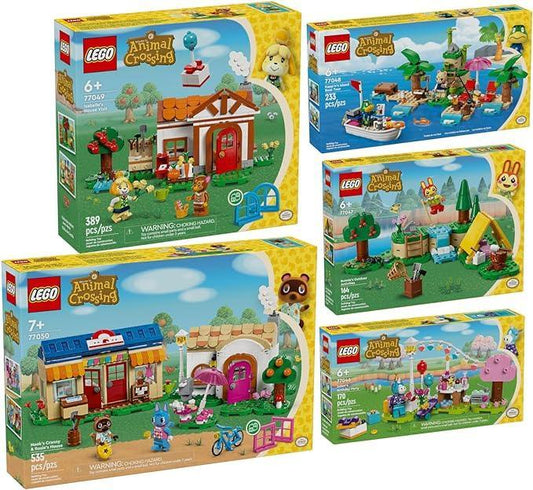 LEGO Animal Crossing Combideal: 77046, 77047, 77048, 77049 & 77050 LEGO ANIMAL CROSSING @ 2TTOYS LEGO COMBIDEAL €. 154.99