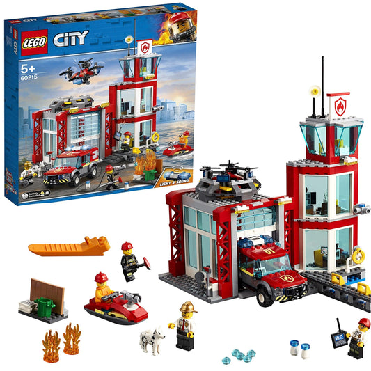 LEGO Brandweer Kazerne met brandweerwagen 60215 City | 2TTOYS ✓ Official shop<br>
