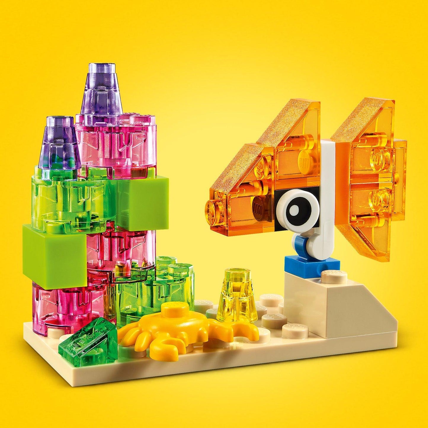 LEGO Creatieve doorzichtige transparante doorzichtige stenen 11013 Classic LEGO CLASSIC @ 2TTOYS LEGO €. 29.74