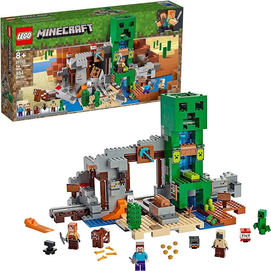 LEGO Daal af in de Minecraft Creeper mijn 21155 Minecraft | 2TTOYS ✓ Official shop<br>
