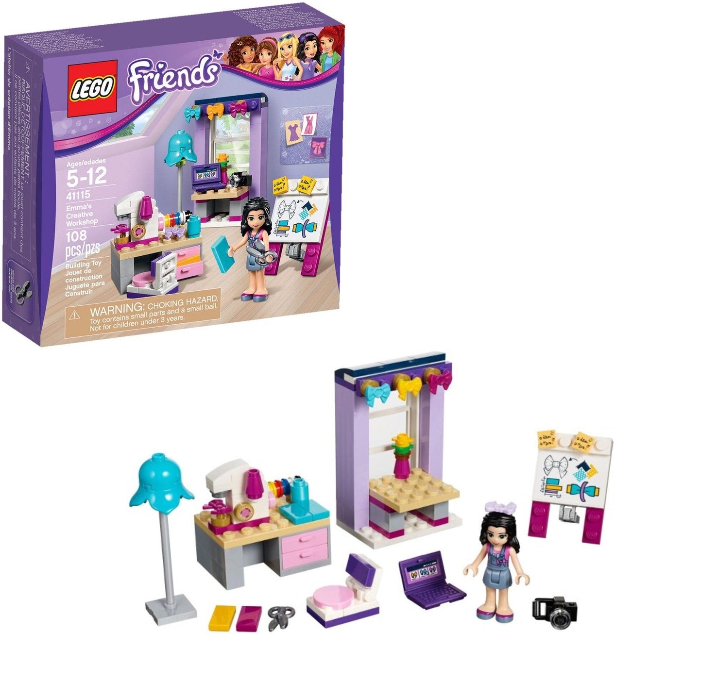 LEGO Emma's atelier 41115 Friends LEGO Friends @ 2TTOYS LEGO €. 9.99