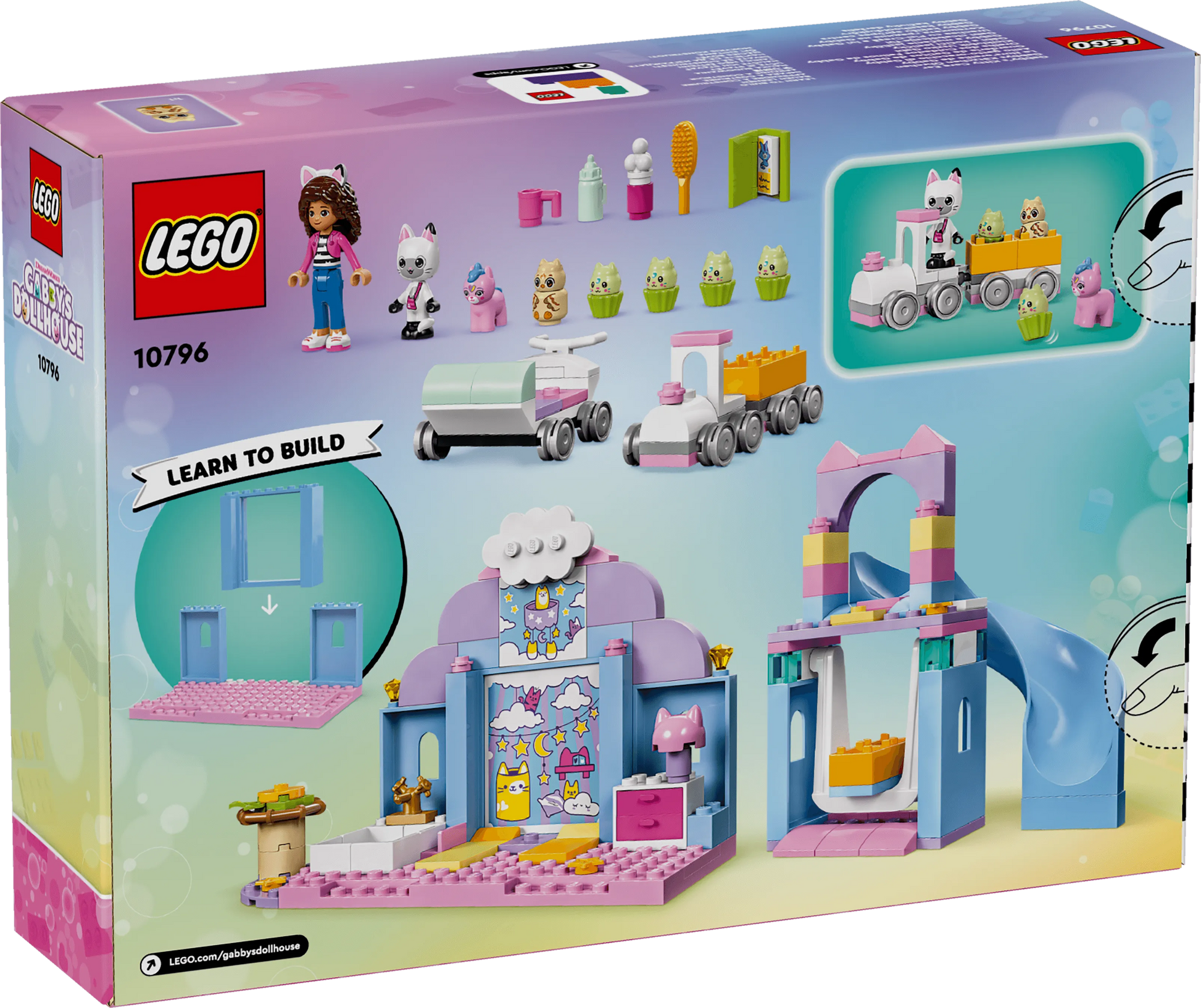 LEGO Gabby's Kittendagverblijf 10796 Gabby's Dollhouse (Pre-Order: verwacht juni) LEGO GABBY'S DOLLHOUSE @ 2TTOYS LEGO €. 33.49