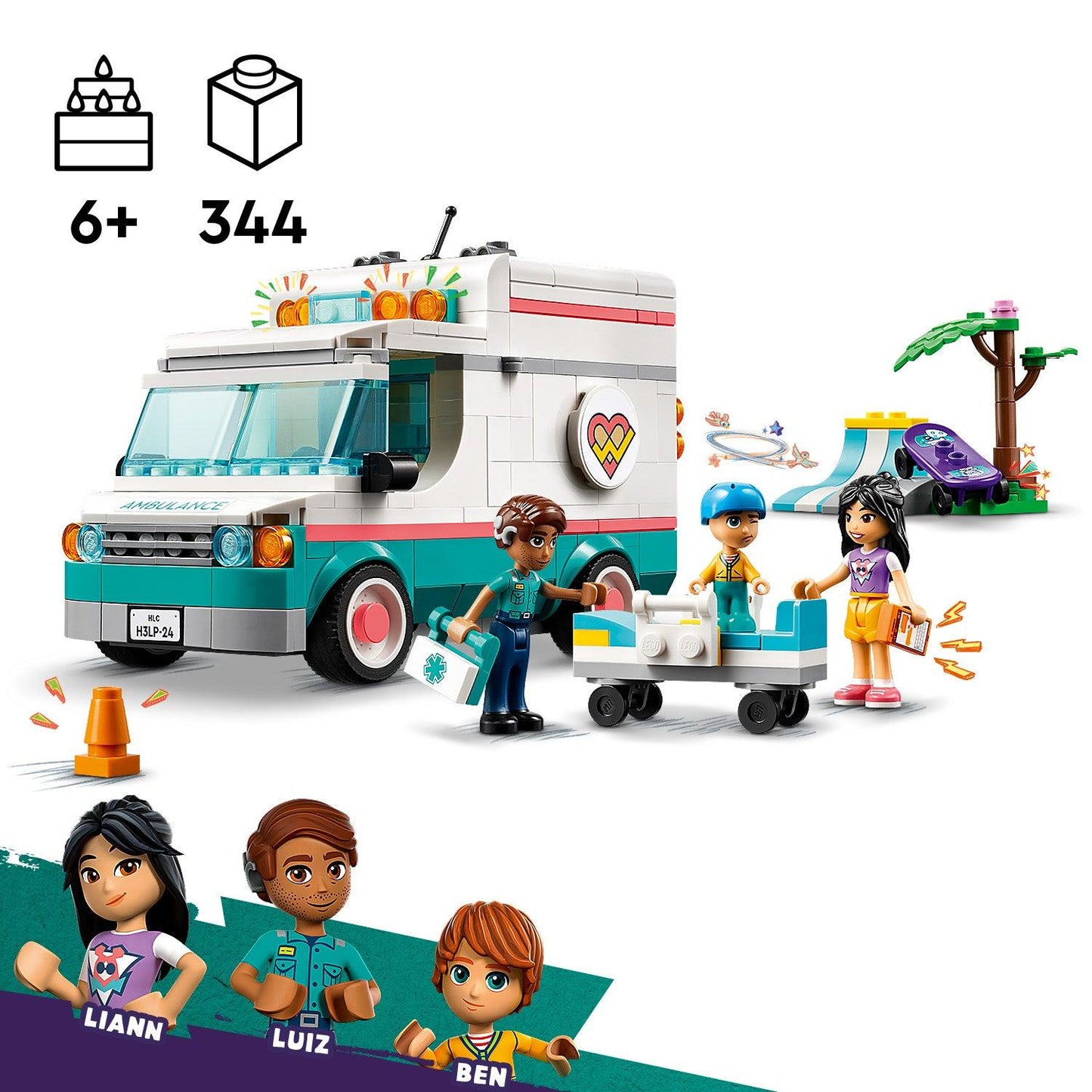 LEGO Heartlake City ambulance 42613 Friends LEGO FRIENDS @ 2TTOYS LEGO €. 29.49