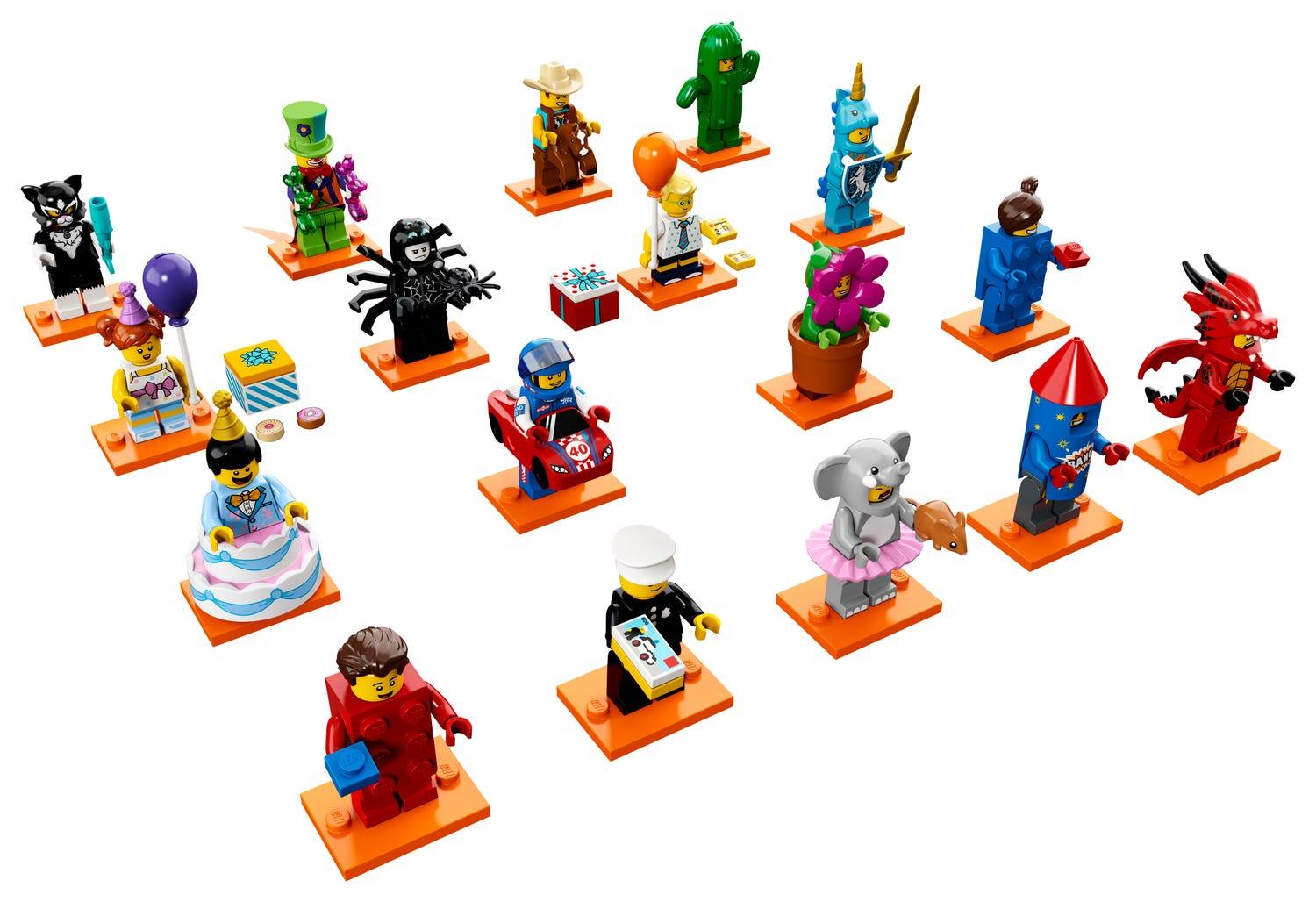 LEGO Minifiguren Serie 18 "Feestje" exclusief politie agent 71021 Minifiguren (15 stuks) | 2TTOYS ✓ Official shop<br>