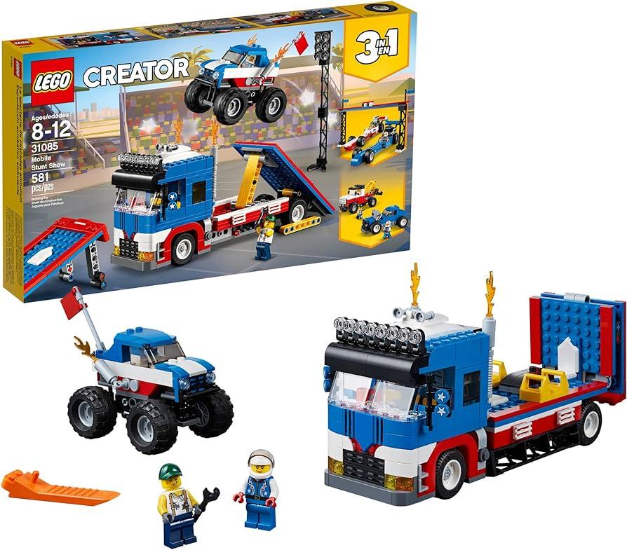 LEGO Mobiele Stunstshow met Monstertruck 31085 Creator 3-in-1 | 2TTOYS ✓ Official shop<br>