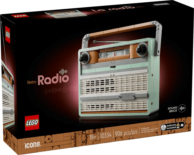 LEGO Retroradio 10334 Icons LEGO ICONS @ 2TTOYS LEGO €. 85.99