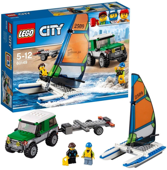 LEGO Stoere 4x4 auto met Catamaran 60149 City Voertuigen LEGO CITY GEWELDIGE VOERTUIGEN @ 2TTOYS LEGO €. 17.49