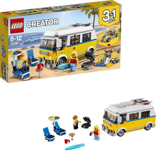 LEGO Surfersbusje Camper Van met vakantievierder 31079 Creator 3-in-1 LEGO CREATOR @ 2TTOYS LEGO €. 24.99