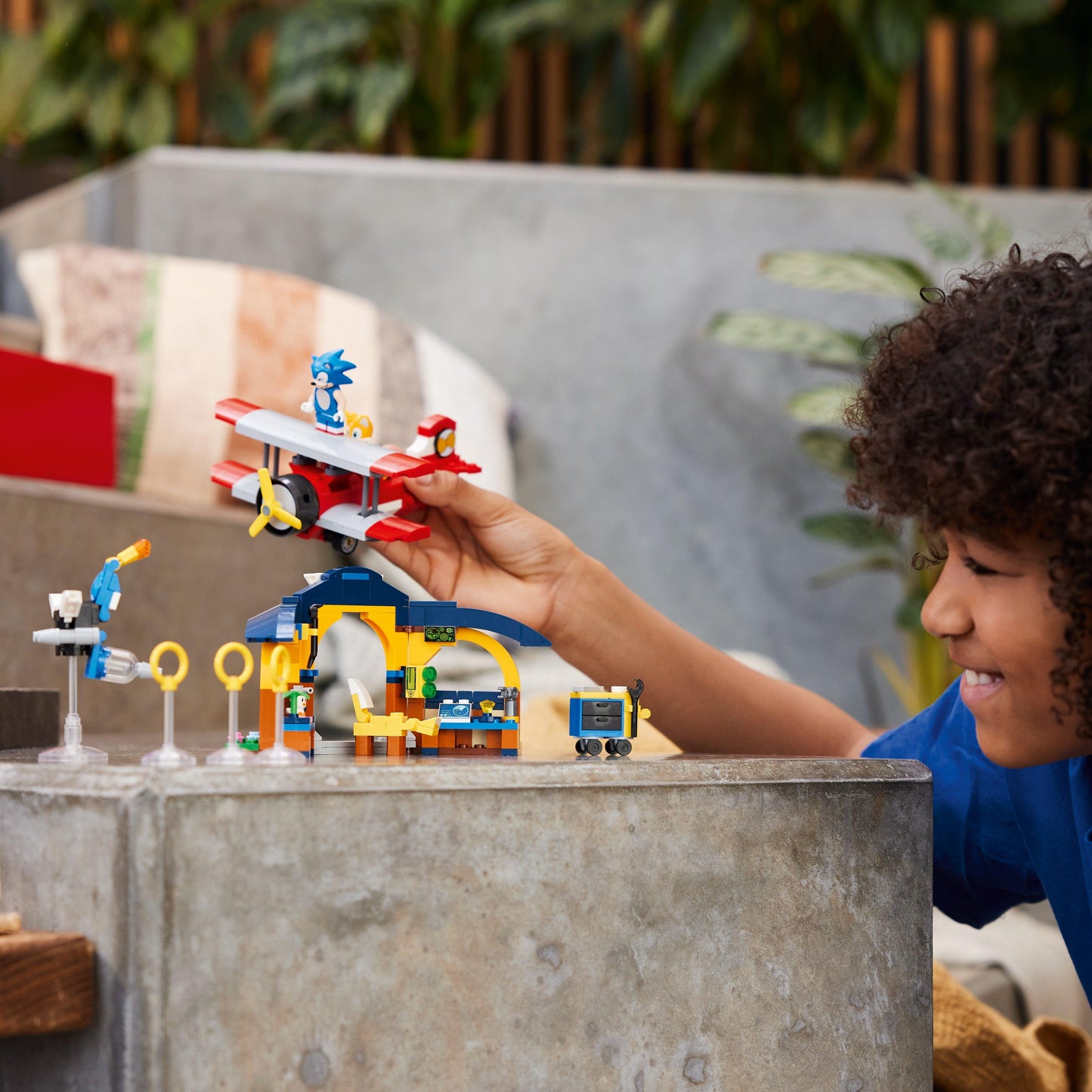 LEGO Tails' tornadovlieger met werkplaats 76991 Sonic | 2TTOYS ✓ Official shop<br>