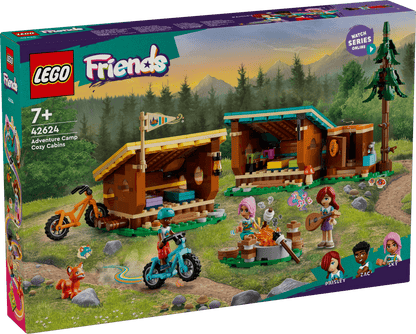 LEGO Vakantie Kamp Knusse Hutten 42624 Friends (Pre-Order: verwacht juni) LEGO Friends @ 2TTOYS LEGO €. 37.49