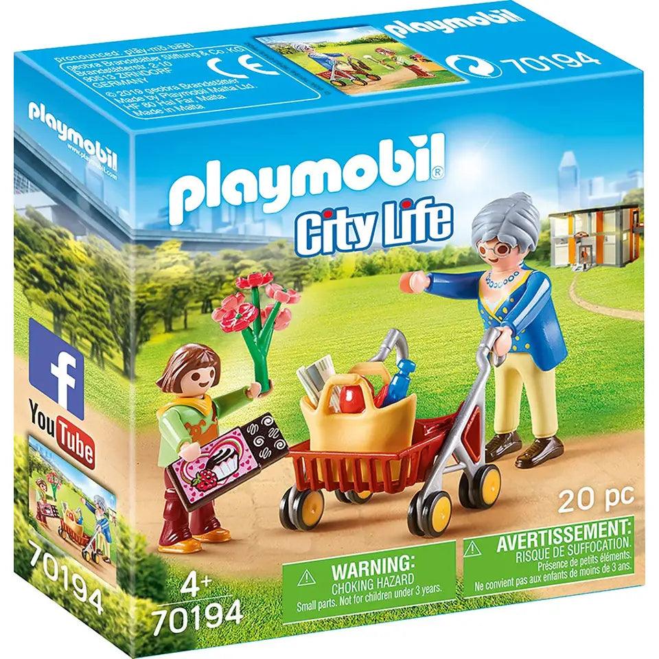 PLAYMOBIL Oma met rollator 70194 City Life PLAYMOBIL @ 2TTOYS PLAYMOBIL €. 5.99