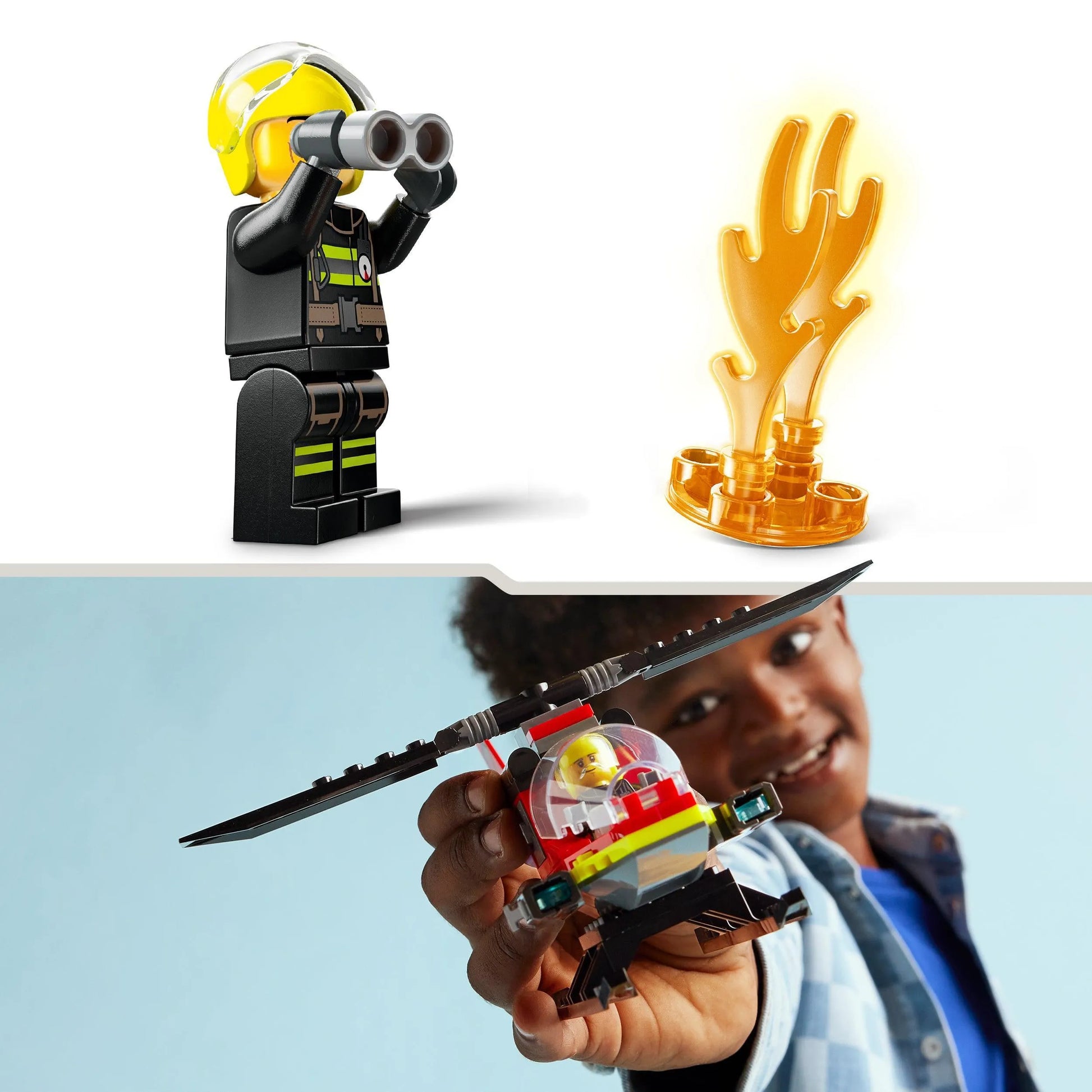 LEGO Brandweer helikopter 60411 City LEGO CITY @ 2TTOYS | Official LEGO shop😊🥰 LEGO €. 8.49