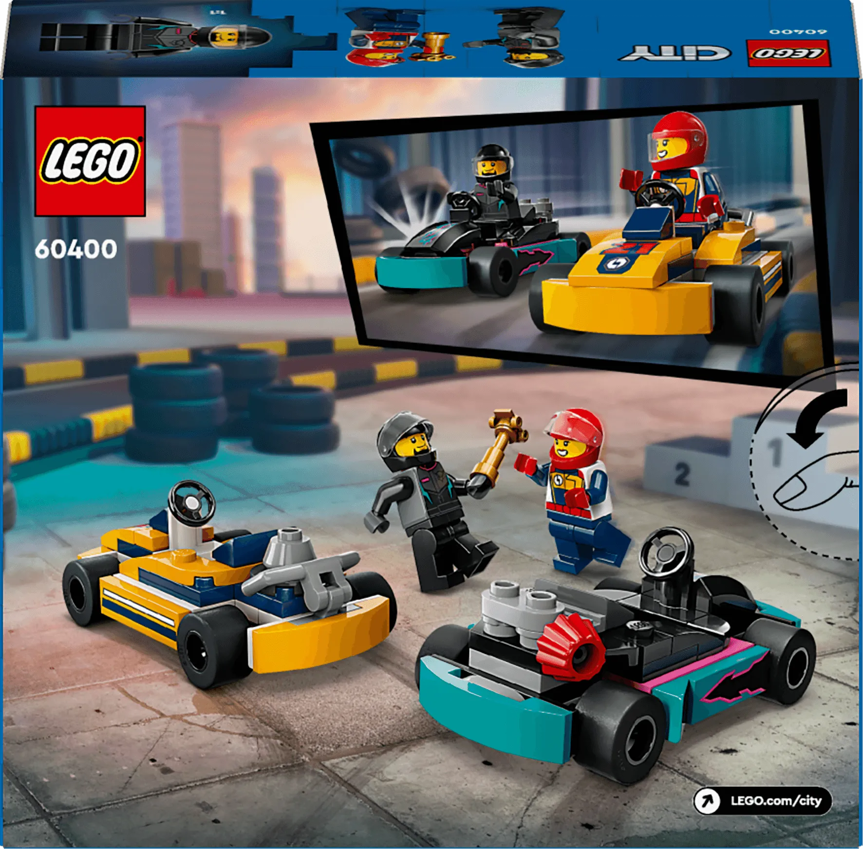 LEGO Go-Karts and Race Drivers 60400 City LEGO CITY @ 2TTOYS | Official LEGO shop😊🥰 LEGO €. 9.99
