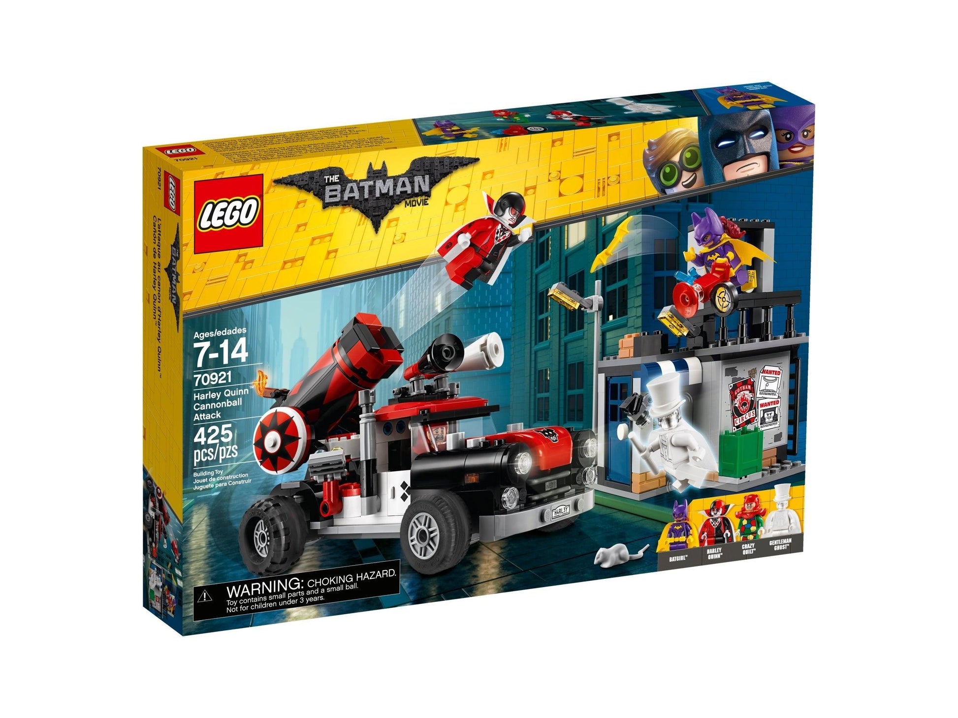 LEGO Harley Quinn™ kanonskogelaanval 70921 Batman LEOG BATMAN @ 2TTOYS LEGO €. 42.49