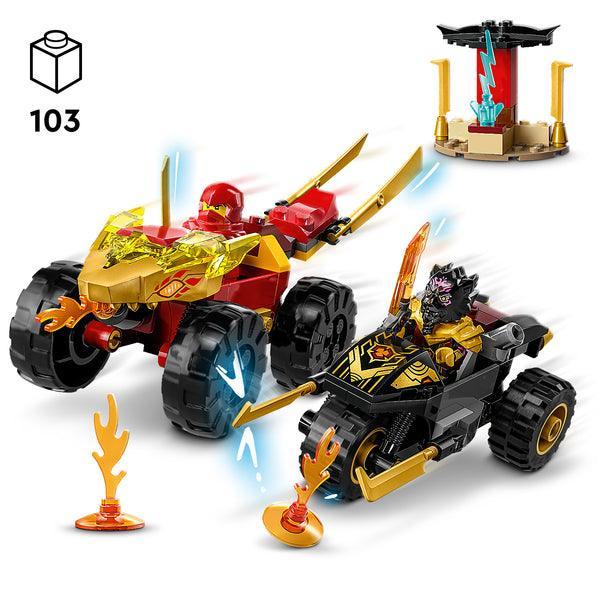 LEGO Kai en Ras' duel tussen auto en motor 71789 Ninjago LEGO @ 2TTOYS LEGO €. 17.98