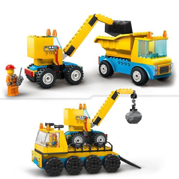 LEGO Kiepwagen, bouwtruck en sloopkraan 60391 City LEGO CITY @ 2TTOYS LEGO €. 42.49