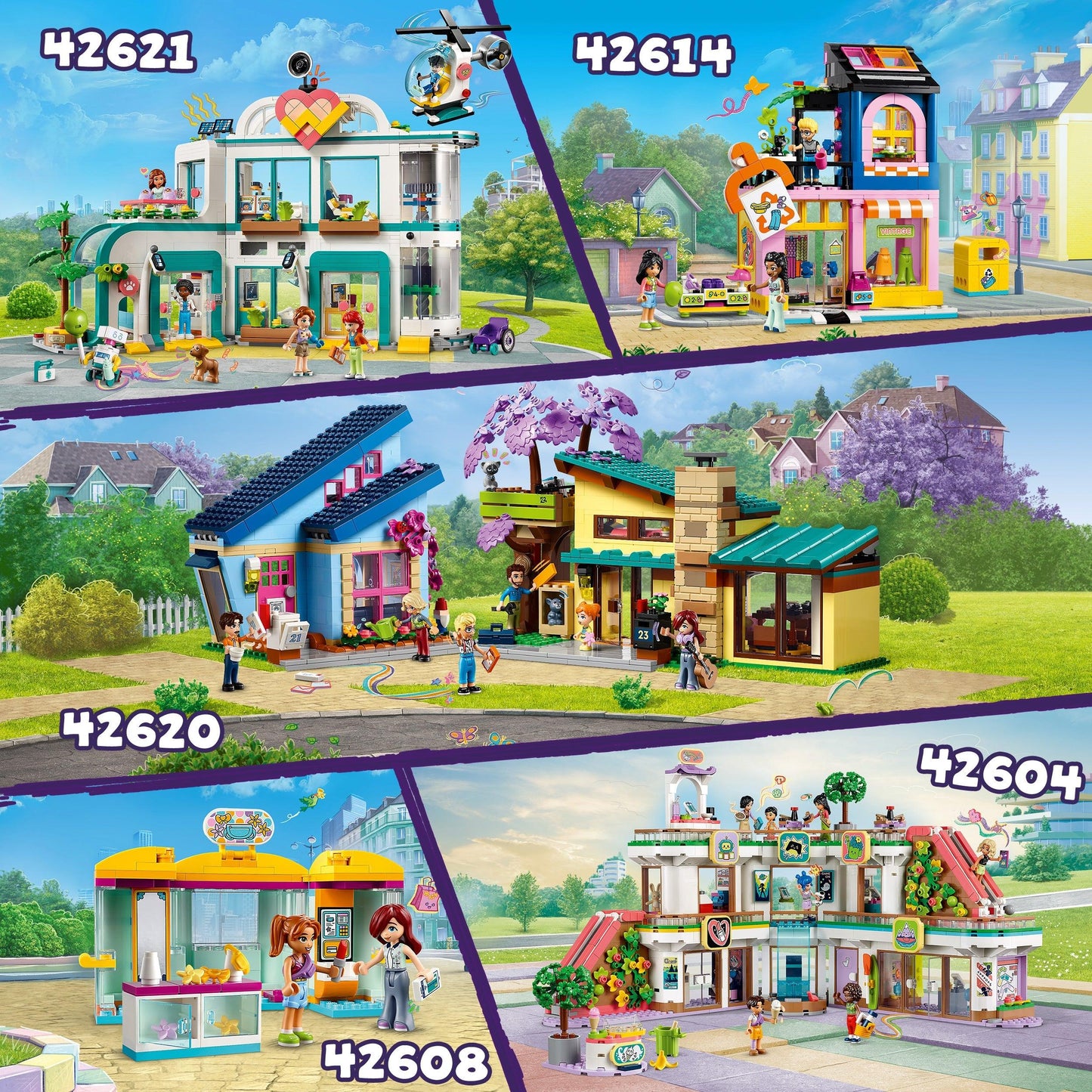 LEGO Olly en Paisley's huizen 42620 Friends LEGO FRIENDS @ 2TTOYS LEGO €. 84.49