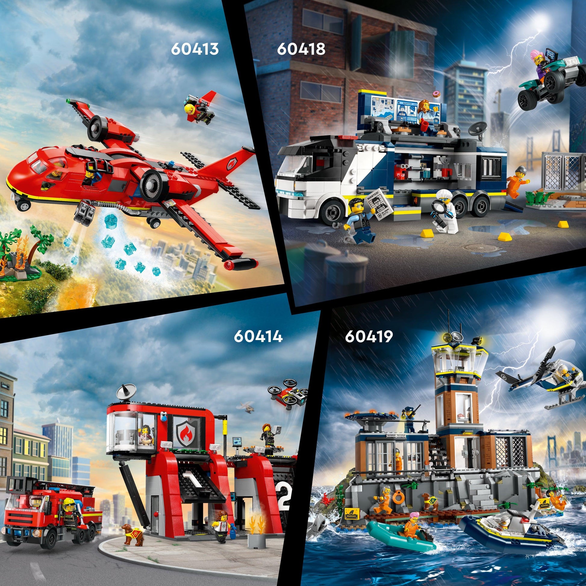 LEGO Politiebureau op het gevangeniseiland 60419 City LEGO City @ 2TTOYS LEGO €. 83.99