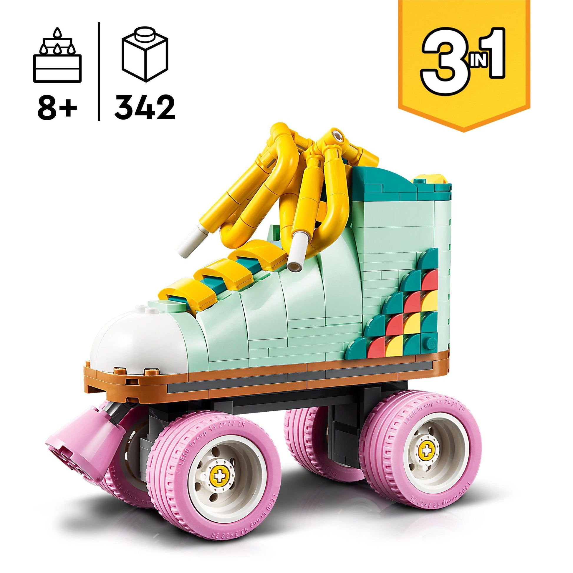 LEGO Retro Rollschaats 31148 Creator 3 in 1 LEGO CREATOR 3 IN 1 @ 2TTOYS LEGO €. 25.49